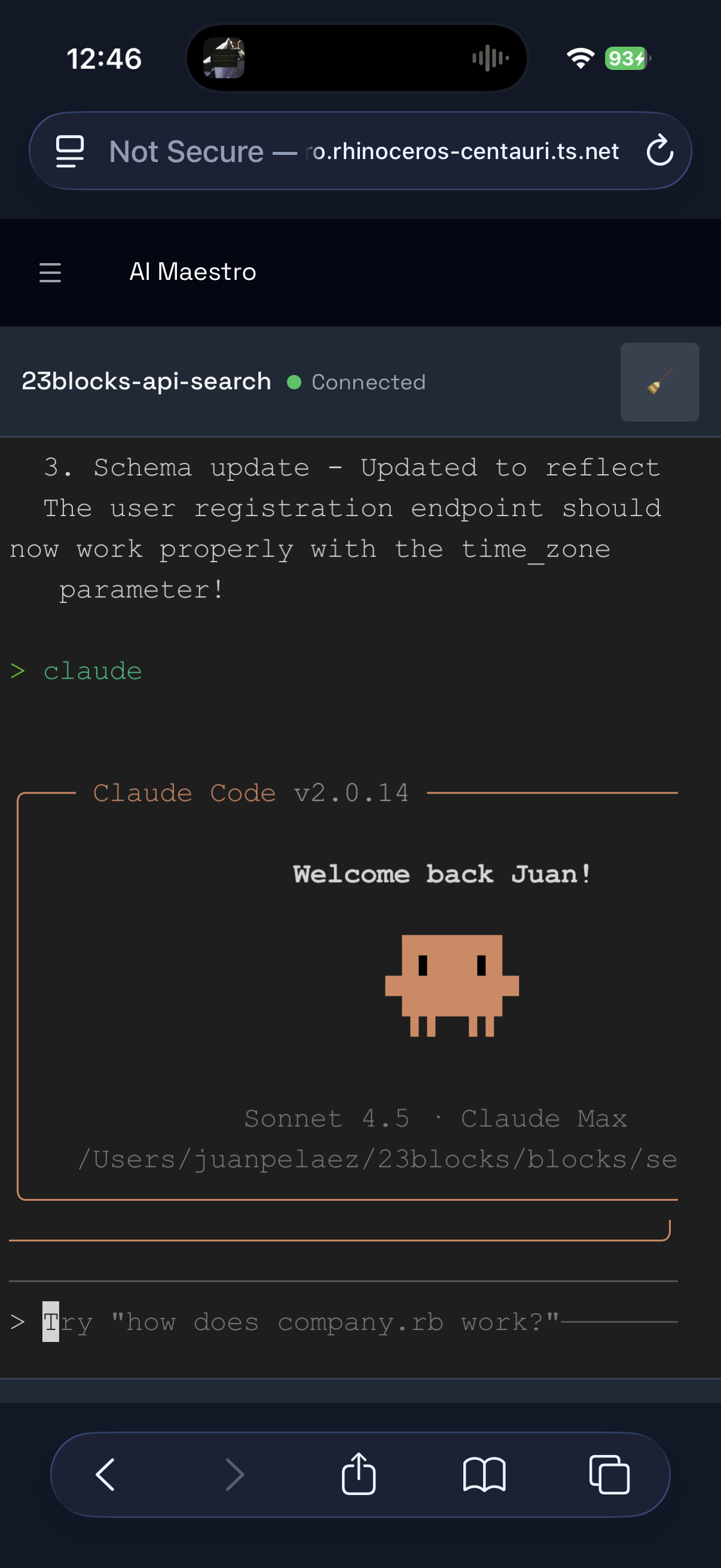 AI Maestro on Mobile